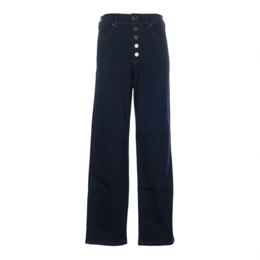 Universal Standard Dolly High Rise Straight Leg Jeans Button Fly Indigo 8 NWT